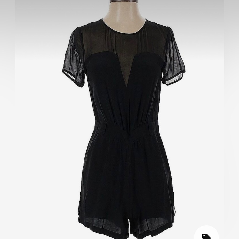 Yumi Kim Black Short Romper